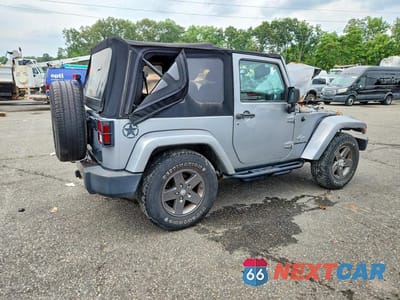 Trzecie zdjęcie samochodu z tyłu: 2015 JEEP WRANGLER SPORT VIN:1C4AJWAG4FL590002 - miniatura
