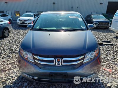 Piąte zdjęcie samochodu w środku: 2014 HONDA ODYSSEY EXL VIN:5FNRL5H62EB075280 - miniatura
