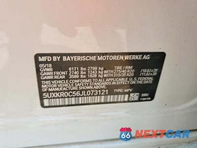 Zdjęcie 13 z 13 samochodu: 2018 BMW X5 XDRIVE35I VIN:5UXKR0C56JL073121 - miniatura