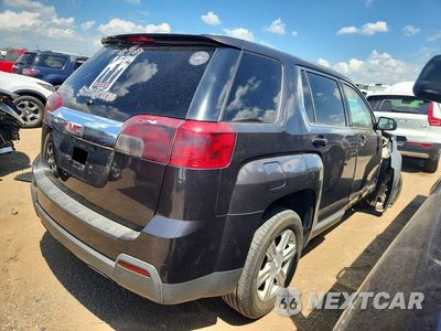 Trzecie zdjęcie samochodu z tyłu: 2014 GMC TERRAIN SLE VIN:2GKALMEK9E6217854 - miniatura