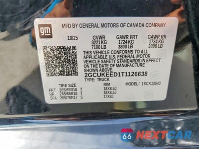 Zdjęcie 12 z 12 samochodu: 2026 CHEVROLET SILVERADO K1500 RST VIN:2GCUKEED1T1126638 - miniatura