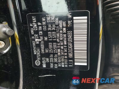Zdjęcie 13 z 13 samochodu: 2015 HYUNDAI TUCSON LIMITED VIN:KM8JUCAG4FU094693 - miniatura