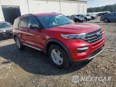 Czwarte zdjęcie samochodu z boku: 2020 FORD EXPLORER XLT VIN:1FMSK8DH2LGC40580 - miniatura