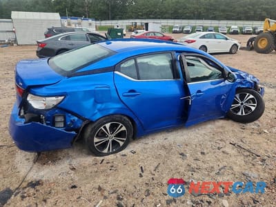 Trzecie zdjęcie samochodu z tyłu: 2022 NISSAN SENTRA SV VIN:3N1AB8CV3NY254256 - miniatura