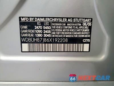 Zdjęcie 12 z 12 samochodu: 2006 MERCEDES-BENZ E 350 4MATIC WAGON VIN:WDBUH87J86X192208 - miniatura