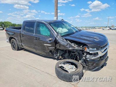 Czwarte zdjęcie samochodu z boku: 2021 CHEVROLET SILVERADO C1500 LT VIN:3GCPWCED4MG156702 - miniatura