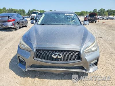 Piąte zdjęcie samochodu w środku: 2015 INFINITI Q50 BASE VIN:JN1BV7AR9FM390035 - miniatura