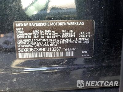 Zdjęcie 13 z 13 samochodu: 2017 BMW X5 XDRIVE50I VIN:5UXKR6C38H0U13267 - miniatura
