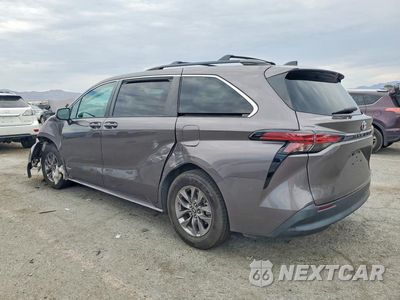 Drugie zdjęcie samochodu z przodu: 2021 TOYOTA SIENNA LE VIN:5TDKRKEC6MS015392 - miniatura