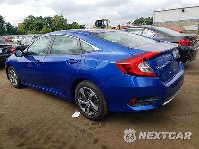 Drugie zdjęcie samochodu z przodu: 2020 HONDA CIVIC LX VIN:2HGFC2F62LH596965 - miniatura