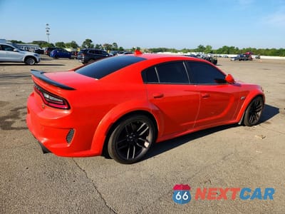 Trzecie zdjęcie samochodu z tyłu: 2021 DODGE CHARGER SCAT PACK VIN:2C3CDXGJ2MH556468 - miniatura