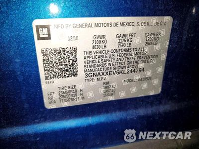 Zdjęcie 14 z 14 samochodu: 2019 CHEVROLET EQUINOX PREMIER VIN:3GNAXXEV6KL244794 - miniatura