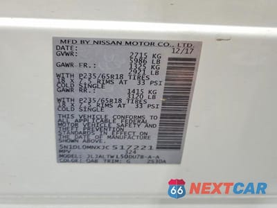 Zdjęcie 14 z 14 samochodu: 2018 INFINITI QX60 BASE VIN:5N1DL0MNXJC517221 - miniatura