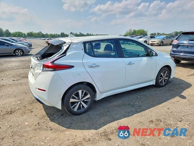Trzecie zdjęcie samochodu z tyłu: 2022 NISSAN LEAF S PLUS VIN:1N4BZ1BV2NC562409 - miniatura