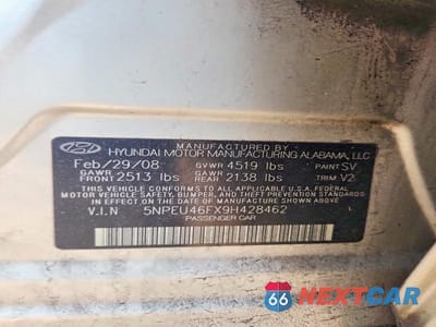Zdjęcie 13 z 13 samochodu: 2009 HYUNDAI SONATA LIMITED V6 VIN:5NPEU46FX9H428462 - miniatura