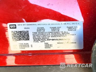 Zdjęcie 12 z 12 samochodu: 2024 CHEVROLET EQUINOX 2LT VIN:3GN7DLRP8RS266500 - miniatura