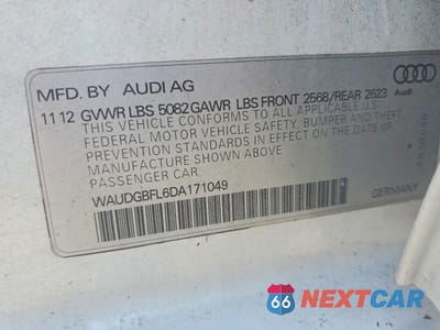Zdjęcie 12 z 12 samochodu: 2013 AUDI S4 PREMIUM PLUS VIN:WAUDGBFL6DA171049 - miniatura