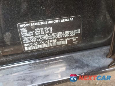 Zdjęcie 12 z 12 samochodu: 2016 BMW 320 I VIN:WBA8A9C5XGK616585 - miniatura