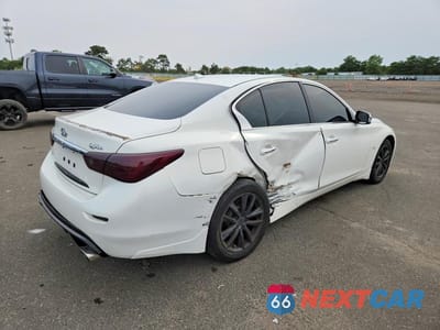 Trzecie zdjęcie samochodu z tyłu: 2015 INFINITI Q50 BASE VIN:JN1BV7AR9FM398846 - miniatura