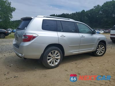 Trzecie zdjęcie samochodu z tyłu: 2009 TOYOTA HIGHLANDER HYBRID VIN:JTEEW41A492026567 - miniatura
