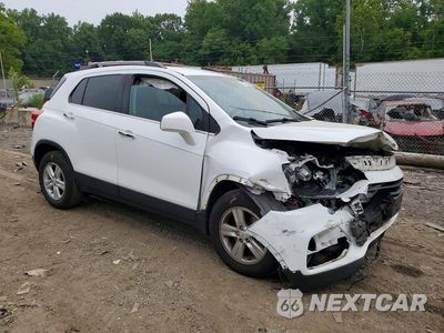 Czwarte zdjęcie samochodu z boku: 2017 CHEVROLET TRAX 1LT VIN:KL7CJLSB8HB221319 - miniatura