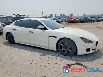 Czwarte zdjęcie samochodu z boku: 2015 MASERATI QUATTROPORTE GTS VIN:ZAM56PPA1F1142013 - miniatura