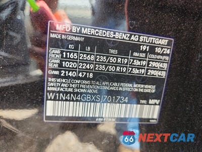 Zdjęcie 14 z 14 samochodu: 2025 MERCEDES-BENZ GLA 250 VIN:W1N4N4GBXSJ701734 - miniatura