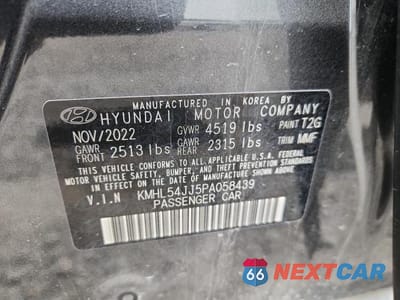 Zdjęcie 12 z 12 samochodu: 2023 HYUNDAI SONATA HYBRID LIMITED VIN:KMHL54JJ5PA058439 - miniatura