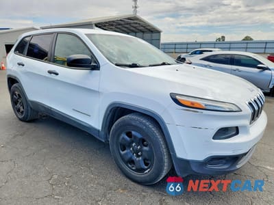 Czwarte zdjęcie samochodu z boku: 2014 JEEP CHEROKEE SPORT VIN:1C4PJMAB8EW233115 - miniatura