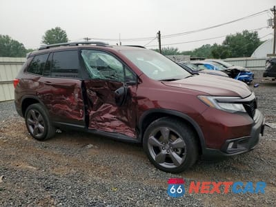 Czwarte zdjęcie samochodu z boku: 2021 HONDA PASSPORT TOURING VIN:5FNYF8H99MB013405 - miniatura