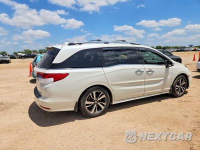 Trzecie zdjęcie samochodu z tyłu: 2018 HONDA ODYSSEY ELITE VIN:5FNRL6H91JB059520 - miniatura