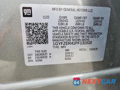 Zdjęcie 13 z 13 samochodu: 2023 CADILLAC XT4 SPORT VIN:1GYFZER41PF131510 - miniatura