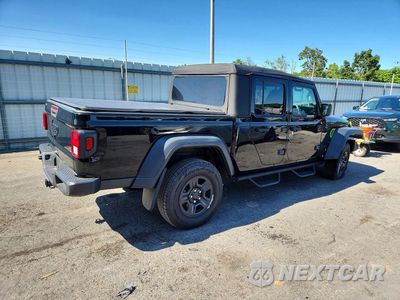 Trzecie zdjęcie samochodu z tyłu: 2021 JEEP GLADIATOR SPORT VIN:1C6HJTAG4ML510649 - miniatura