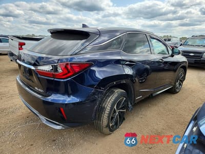 Trzecie zdjęcie samochodu z tyłu: 2018 LEXUS RX 450H BASE VIN:2T2BGMCA7JC025044 - miniatura