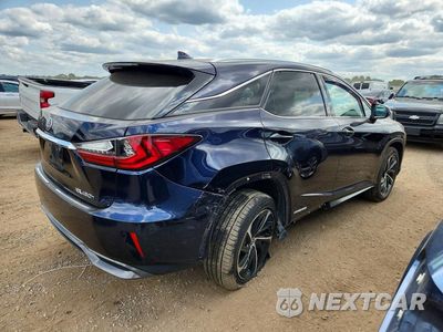 Trzecie zdjęcie samochodu z tyłu: 2018 LEXUS RX 450H BASE VIN:2T2BGMCA7JC025044 - miniatura