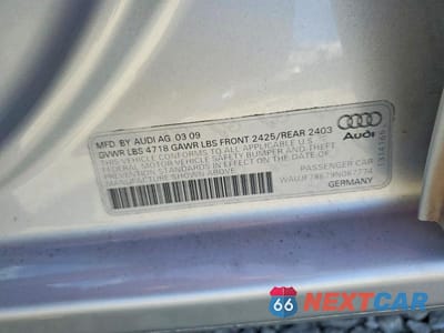 Zdjęcie 12 z 12 samochodu: 2009 AUDI A4 PREMIUM PLUS VIN:WAUJF78K79N067774 - miniatura