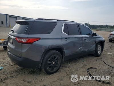 Trzecie zdjęcie samochodu z tyłu: 2019 CHEVROLET TRAVERSE LT VIN:1GNERGKW9KJ201907 - miniatura