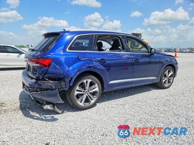 Trzecie zdjęcie samochodu z tyłu: 2023 AUDI Q7 PREMIUM PLUS VIN:WA1LXBF78PD028960 - miniatura