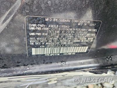 Zdjęcie 12 z 12 samochodu: 2018 SUBARU CROSSTREK PREMIUM VIN:JF2GTADC6JH270077 - miniatura