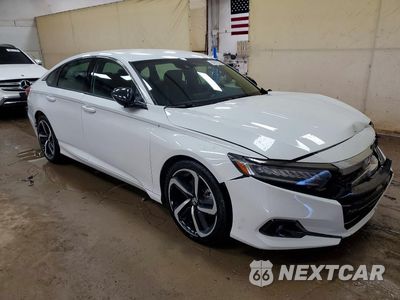 Czwarte zdjęcie samochodu z boku: 2022 HONDA ACCORD SPORT VIN:1HGCV1F34NA115502 - miniatura