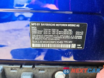 Zdjęcie 14 z 14 samochodu: 2025 BMW X7 M60I VIN:5UX33EM04S9W53049 - miniatura