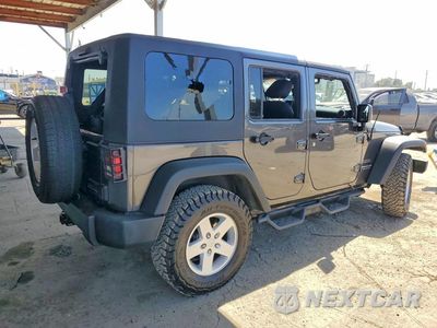Trzecie zdjęcie samochodu z tyłu: 2017 JEEP WRANGLER UNLIMITED SPORT VIN:1C4BJWDG0HL546064 - miniatura