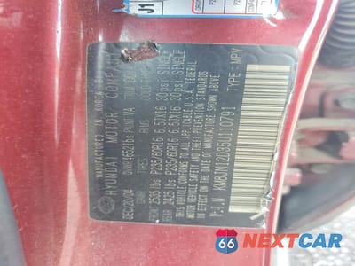 Zdjęcie 12 z 12 samochodu: 2005 HYUNDAI TUCSON GLS VIN:KM8JN12D35U110791 - miniatura