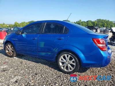 Drugie zdjęcie samochodu z przodu: 2017 CHEVROLET SONIC LS VIN:1G1JB5SHXH4155618 - miniatura