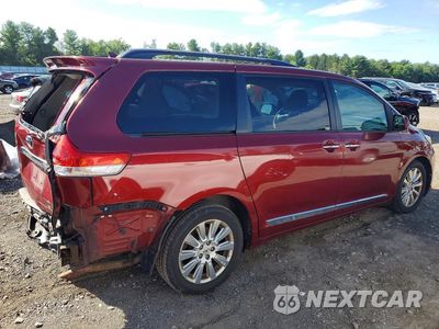 Trzecie zdjęcie samochodu z tyłu: 2011 TOYOTA SIENNA LIMITED 7-PASSENGER VIN:5TDDK3DC5BS025381 - miniatura