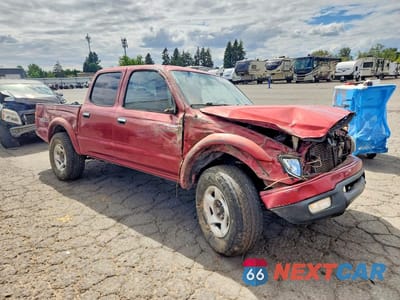 Czwarte zdjęcie samochodu z boku: 2001 TOYOTA TACOMA DOUBLE CAB VIN:5TEHN72N51Z767690 - miniatura