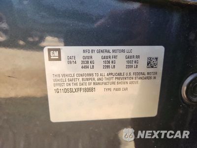 Zdjęcie 13 z 13 samochodu: 2015 CHEVROLET MALIBU 2LT VIN:1G11D5SLXFF180681 - miniatura