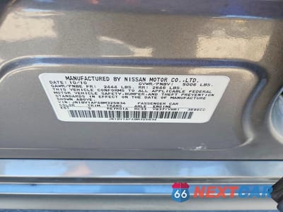 Zdjęcie 12 z 12 samochodu: 2011 INFINITI M37 BASE VIN:JN1BY1AP4BM325834 - miniatura