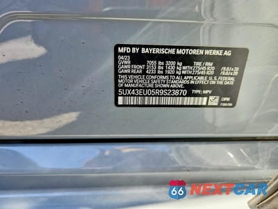 Zdjęcie 14 z 14 samochodu: 2024 BMW X5 XDRIVE50E VIN:5UX43EU05R9S23870 - miniatura