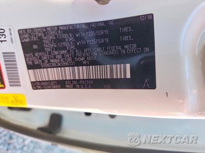 Zdjęcie 14 z 14 samochodu: 2019 TOYOTA SIENNA SE 8-PASSENGER VIN:5TDXZ3DC3KS996131 - miniatura